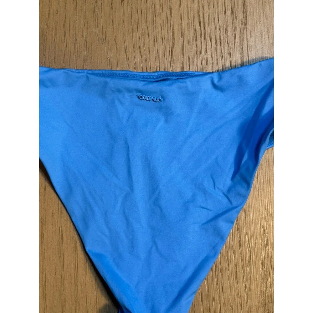 NWT SKIMS Signature Swim Mid Waist Bottom Tide BRF-8474W Size S